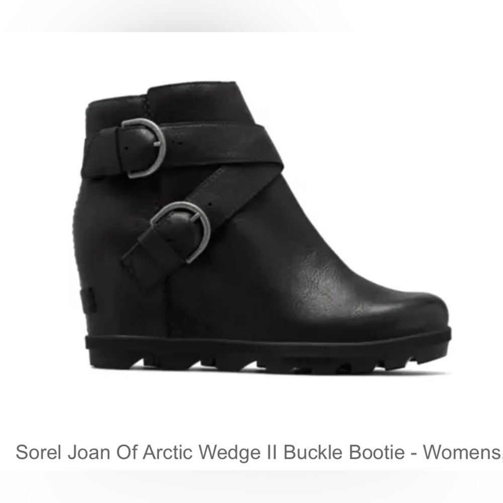 Sorel Joan of Arctic Wedge II buckle ankle boot